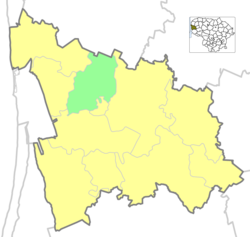 Location of Dauparai-Kvietiniai Eldership
