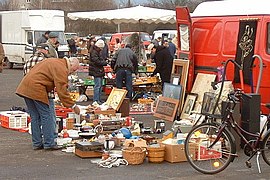 A flea market in Germany