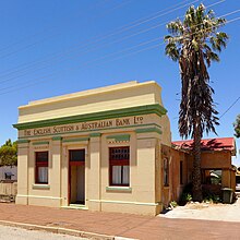 The former English, Scottish & Australian Bank building in Trayning, Western Australia in 2014