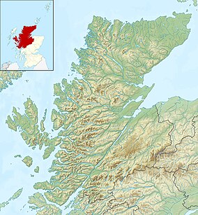 Map showing the location of Creag Meagaidh National Nature Reserve