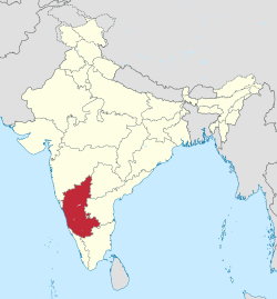 卡纳塔克邦在印度的位置