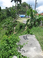 Landslide caused by Hurricane Maria in Monte Llano