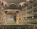 The interior of the third and largest theatre to stand at Drury Lane, c. 1808