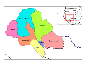 Ogoulou Department in the region