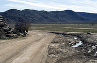 Negative environmental effects that occurred when off-road vehicle drivers left the posted trail in Anza-Borrego Desert State Park