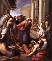 Image 8Jesus healing the paralytic in The Pool by Palma il Giovane, 1592 (from Jesus in Christianity)