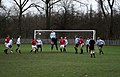 Image 26Sunday league football (a form of amateur football). Amateur matches throughout the UK often take place in public parks. (from Culture of the United Kingdom)