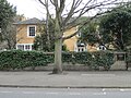 Secluded Pooley house in Maple Road, Surbiton. It is just south of the site of the house where Christopher Terry lived and died.