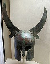 Taranto (perhaps), horned Corinthian helmet (c. 650 BC).