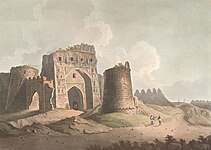 West gate of Firoz Shah Kotla, since destroyed.
