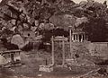 Pillar, and swing in the court of the Hidambeshwara and Chamundi Temples, Chitradurga