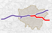 Map of the 3rd phase of Crossrail 2018