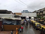 Dadar railway station entrance on the Central line side