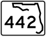 State Road 442 marker