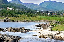 Gravdal from the beach