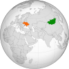 Location map for Mongolia and Ukraine.