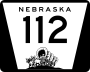 State Highway 112 marker
