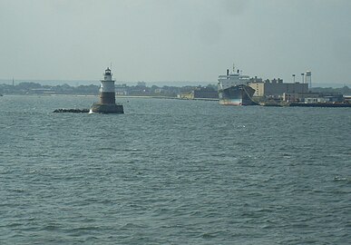 Lighthouse from Staten Island Ferry