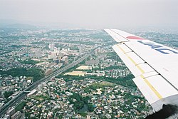 千里中央站附近航空圖（2005年）