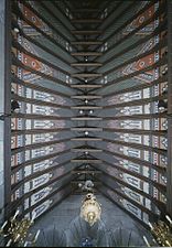 Painted ceiling of the chancel