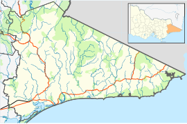 Newmerella is located in Shire of East Gippsland