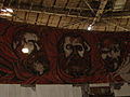 左起是弗里德里希·恩格斯、卡尔·马克思和弗拉基米尔·列宁三人的马赛克