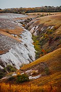 Divnogorye canyon in autumn