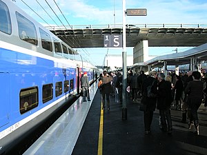 贝尔福-蒙贝利亚尔TGV站站台