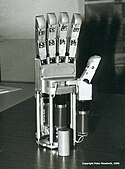 Gold medal winner robotic hand from Belgrade University.