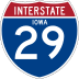 Interstate 29 marker