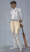 N-31 (Cricket, Competitive) Vanity Fair sketch of Ranjitsinhji, widely considered to be one of the greatest batsmen of all time, who played for both India and England around the turn of the 20th century.