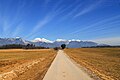 The Kamnik–Savinja Alps seen from Kranj