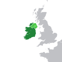 爱尔兰自由邦位置