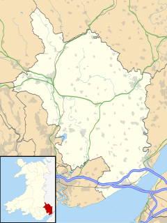 Llanddewi Skirrid is located in Monmouthshire