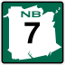 Route 7 marker