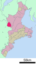 名张市在三重县的位置