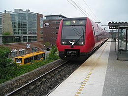 2006年时的哥本哈根市郊铁路B+线列车，拍摄于北港站。