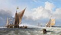 Off the Dutch Coast, 1858, now at the Willow Gallery, London