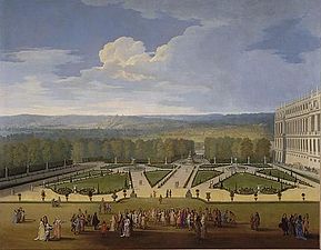 "Parterre du Nord" by Étienne Allegrain, ca. 1693