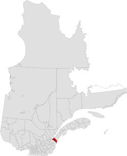 Location of Montmagny