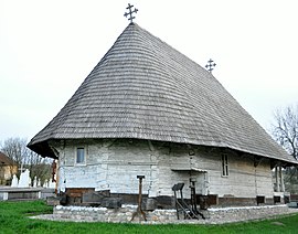 Wooden church in Fărcășești-Broștenița