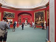 Interior of the Scottish National Gallery, Edinburgh, Scotland