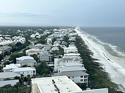 Seagrove Beach as seen from One Seagrove Place