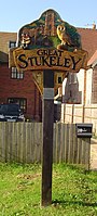 Signpost in Great Stukeley