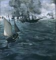 Battle of "The Kearsarge" and "The Alabama" (1864), Édouard Manet.