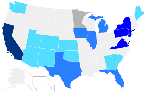 Net changes to U.S. House seats after the 2018 elections      +1 Dem House Seat      +2 Dem House seats      +3–4 Dem House seats      +7 Dem House seats      Both parties won 2 seats and lost 2 seats, no net change.