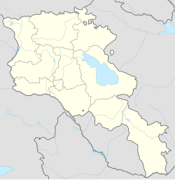埃里温在亚美尼亚的位置