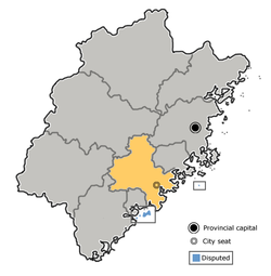 福建省泉州市的地理位置