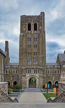 Cornell Law School Tower Courtyard