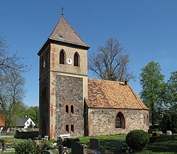 Church in Bollersdorf village
